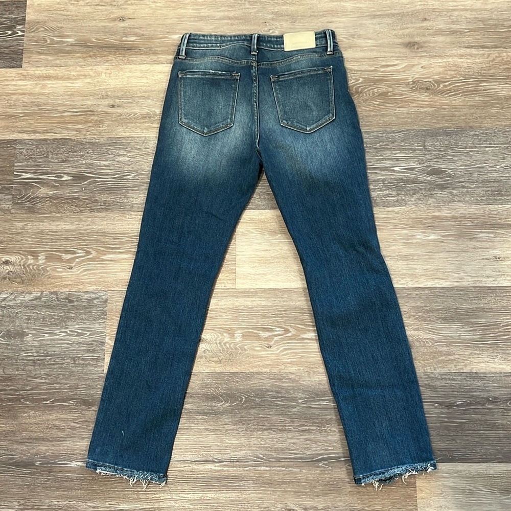 Artemis Vintage Distressed Straight Leg Jeans - Picture 12 of 15